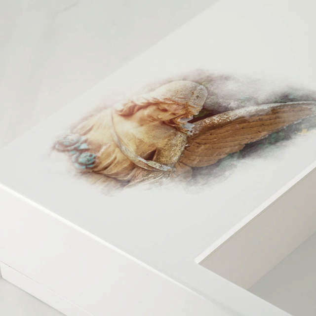 Shadowbox Remembrance Keepsake Angel