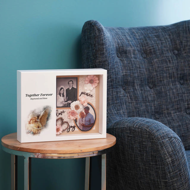 Shadowbox Remembrance Keepsake Angel