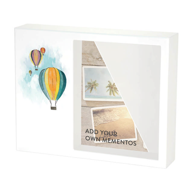 Shadowbox Remembrance Keepsake Balloon Ride