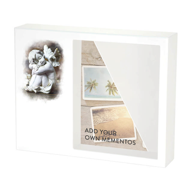 Shadowbox Remembrance Keepsake Cherub
