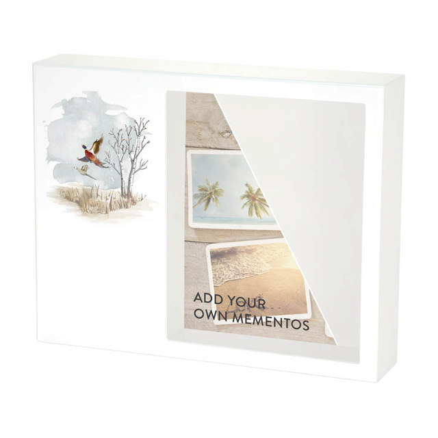 Shadowbox Remembrance Keepsake Pheasants