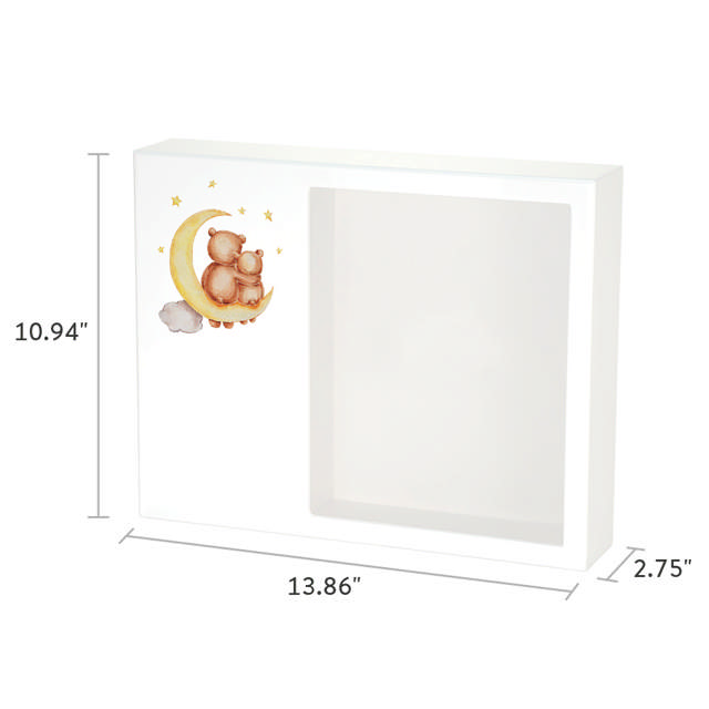Shadowbox Remembrance Keepsake Teddy Bears
