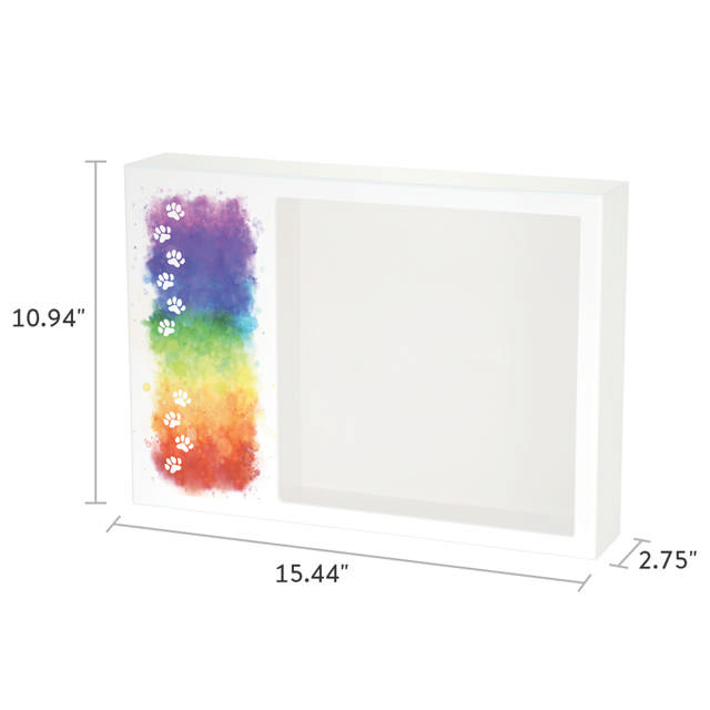 Shadowbox Pet Urn Rainbow Path