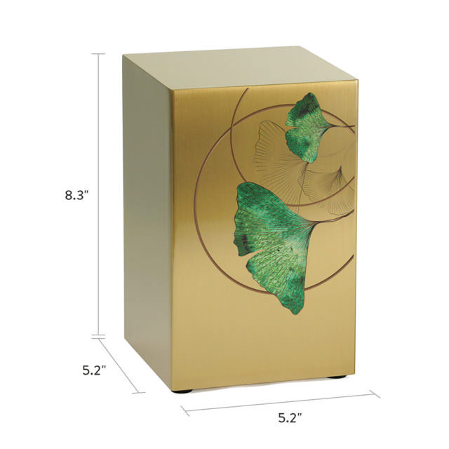 Life Canvas Ginkgo Bronze, Companion Urn Right Side