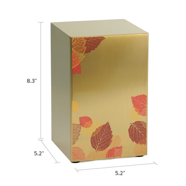 Life Canvas Foliage Bronze, Companion Urn Left Side