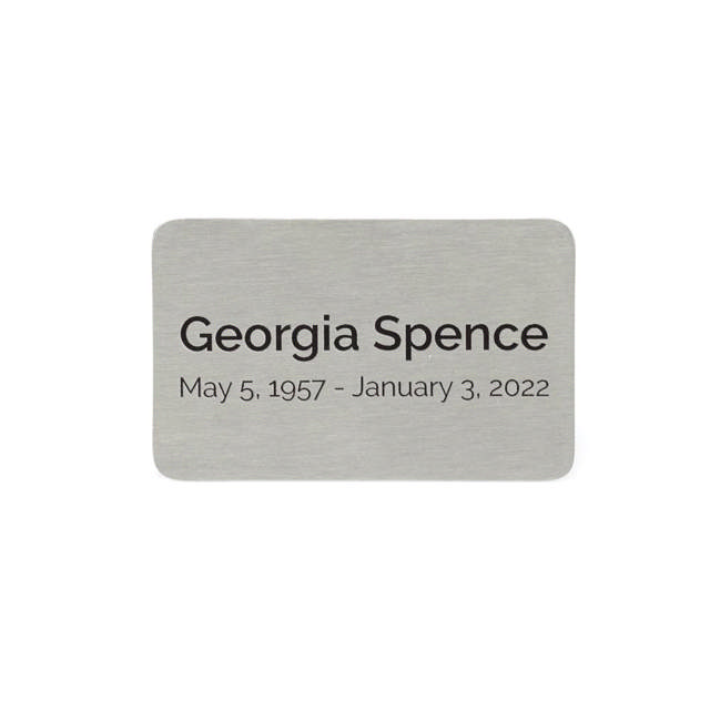 Life Canvas Memorial Card Ocean