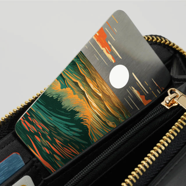 Life Canvas Memorial Card Ocean