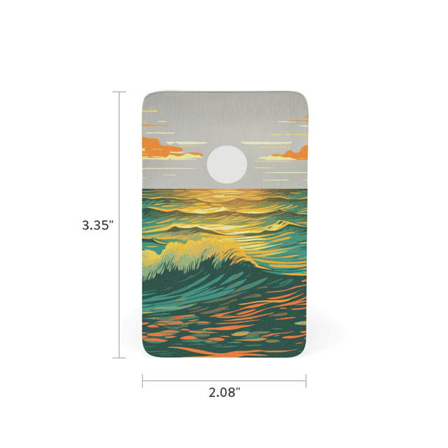 Life Canvas Memorial Card Ocean