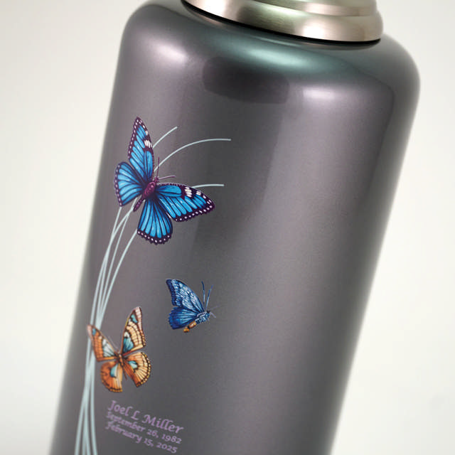 Enchanted Essence Butterflies, Dark Grey