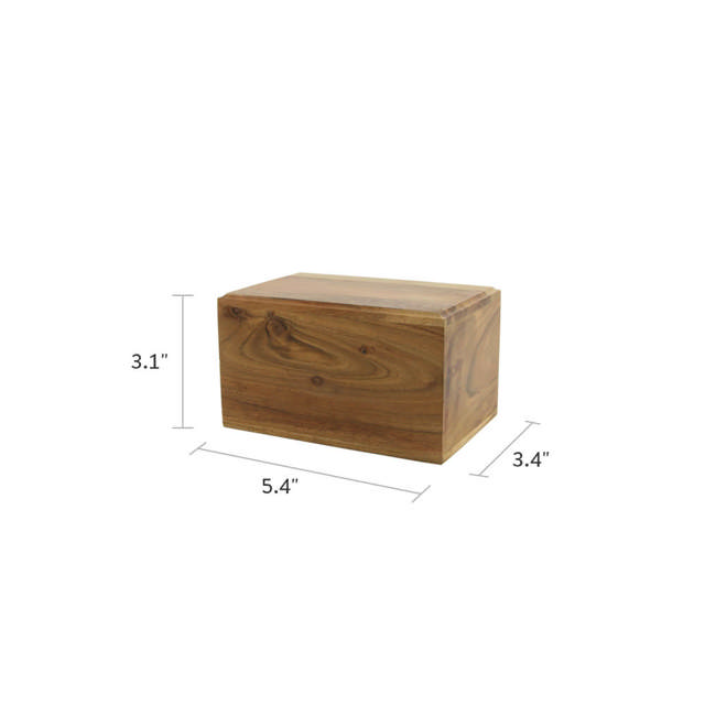 Acacia Box, Petite - Case of 16