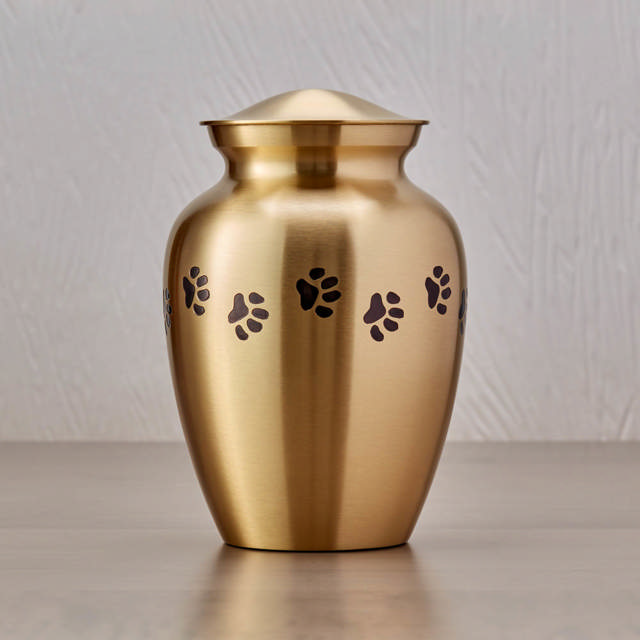 Classic Paw Brass, Small Urn