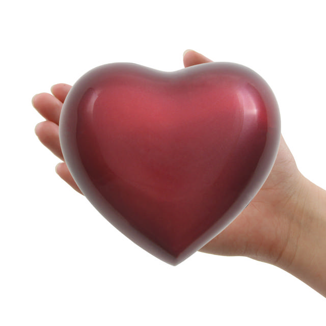 Arielle Ruby Heart Urn