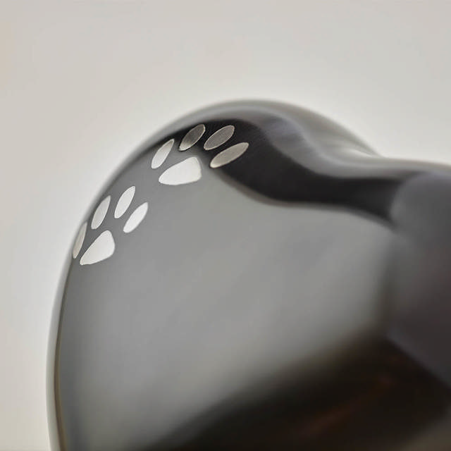 Arielle Slate Heart Paw Urn
