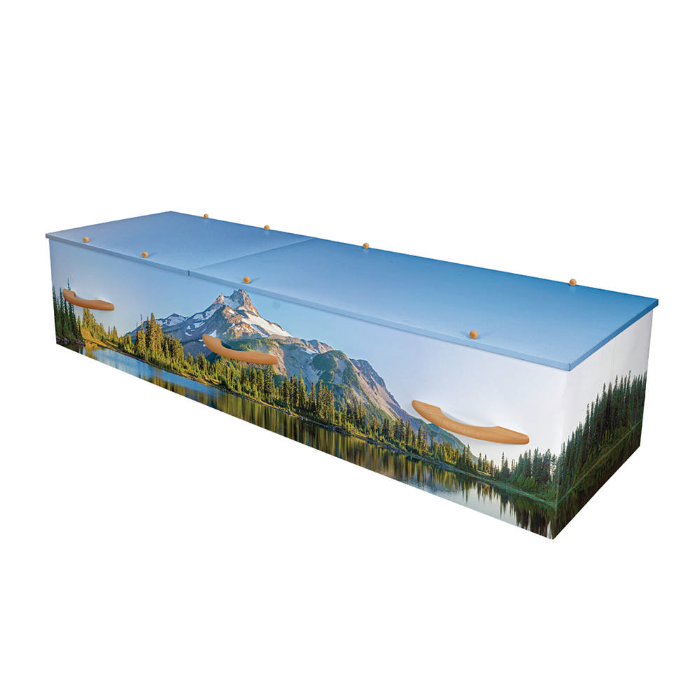 LifeArt Majestic Mountains Cremation Container
