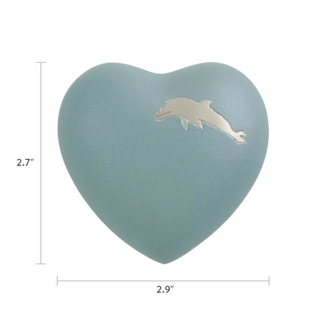 Aria® Dolphin Heart Keepsake