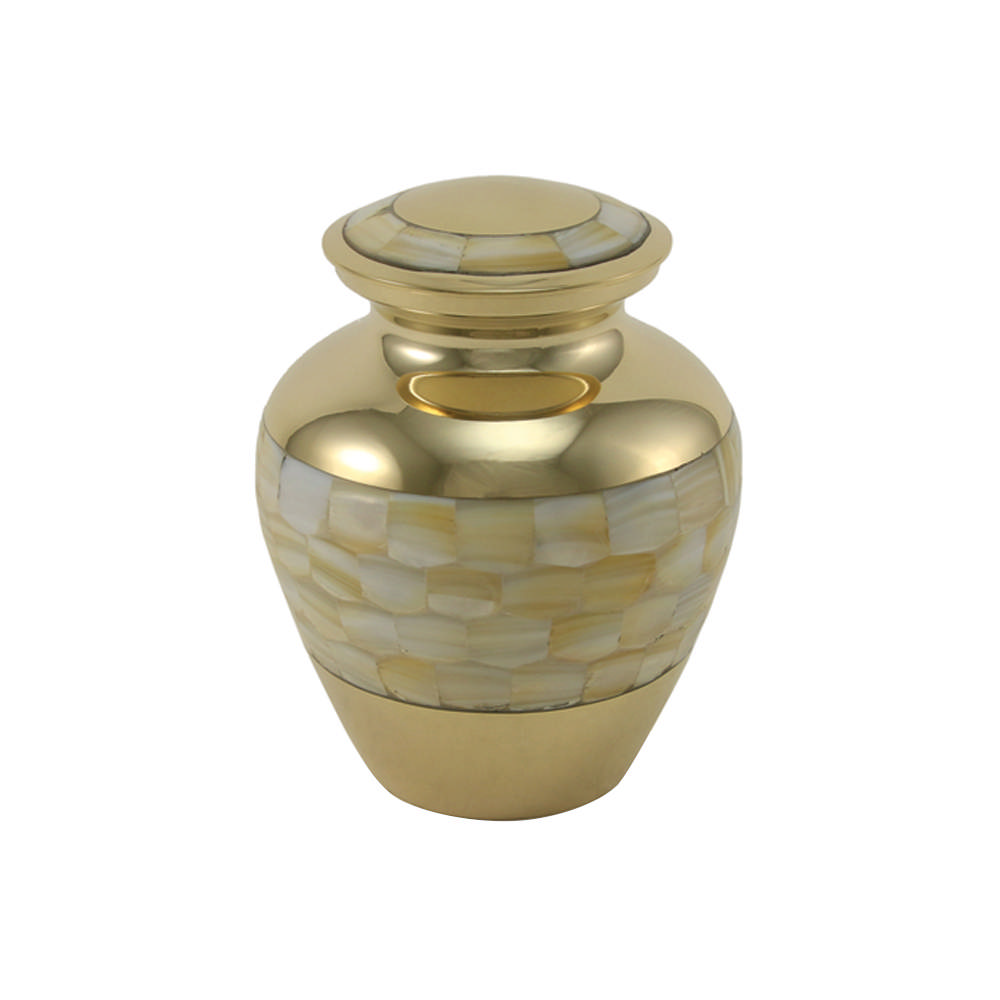 Elite Mother of Pearl, Extra Small Urn