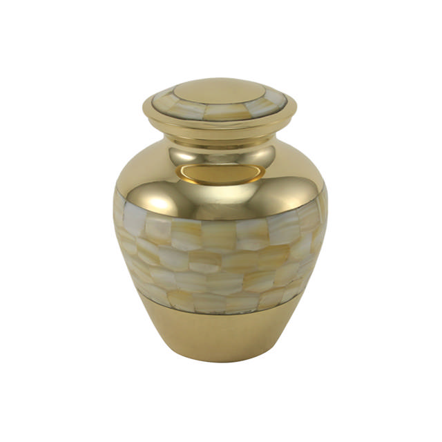Elite Mother of Pearl, Extra Small Urn