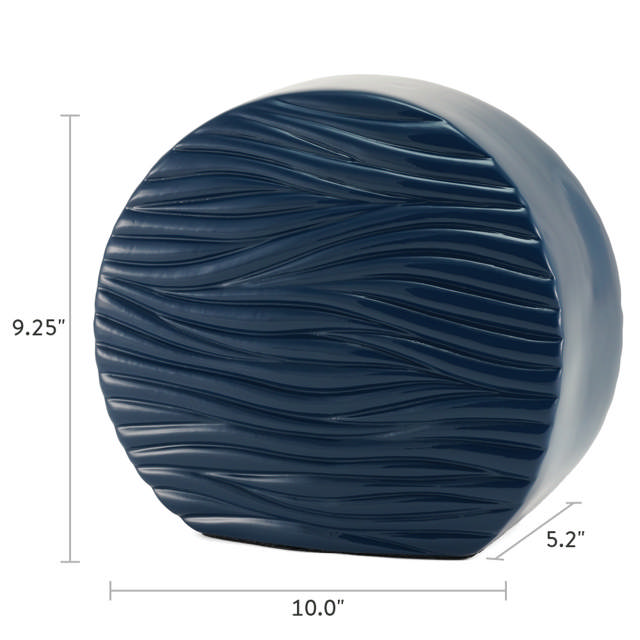 Windham Textured Soft Waves Glossy Blue