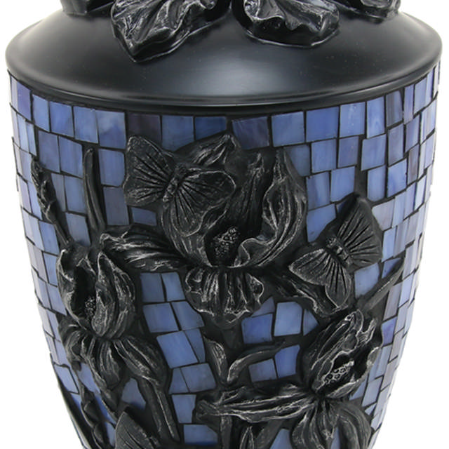 Mosaic Iris, Full Size Urn