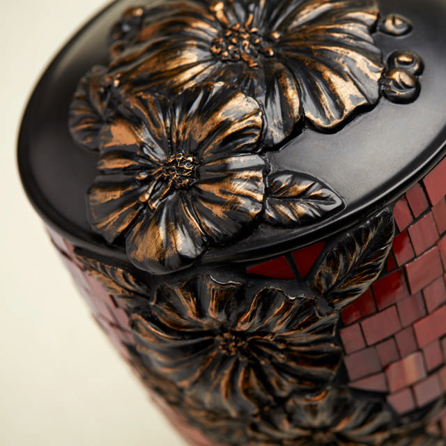 Mosaic Hibiscus, Full Size Urn