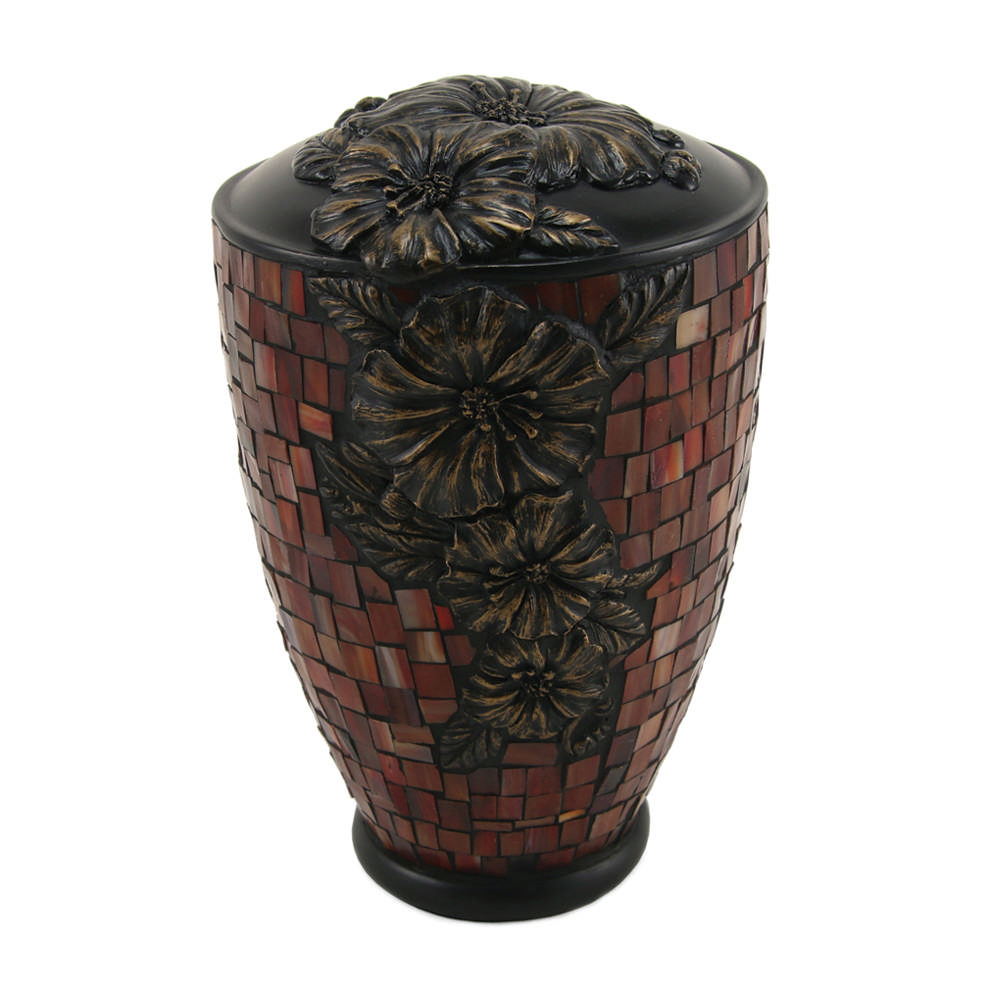 Mosaic Hibiscus, Full Size Urn