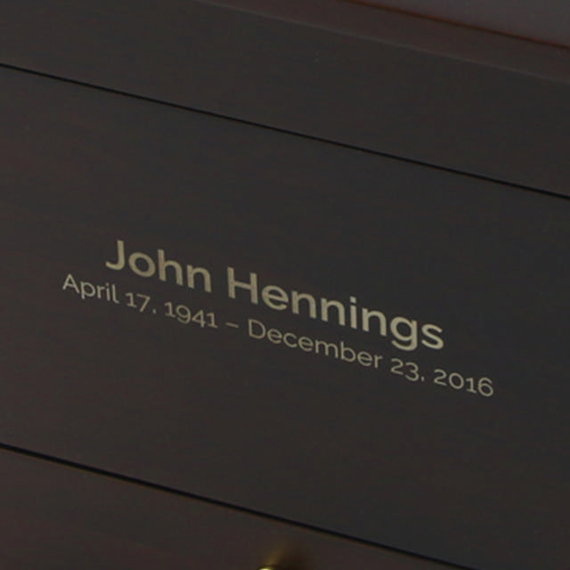 Craftsman Style Memory Chest with Photo Frame