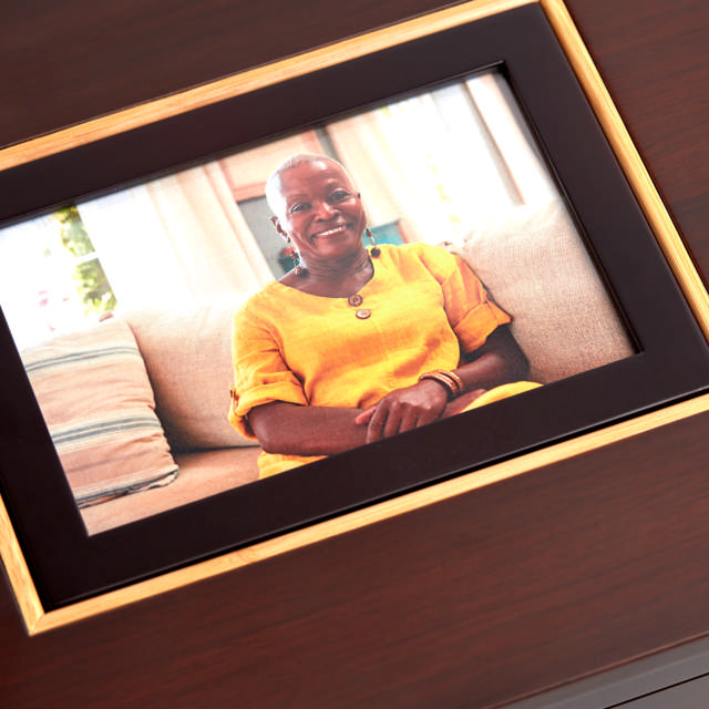 Craftsman Style Memory Chest with Photo Frame