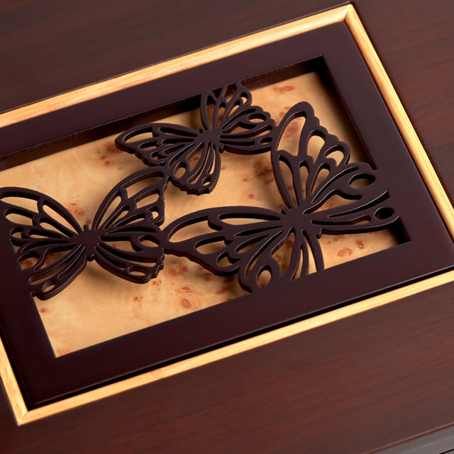 Craftsman Style Memory Chest with Butterflies