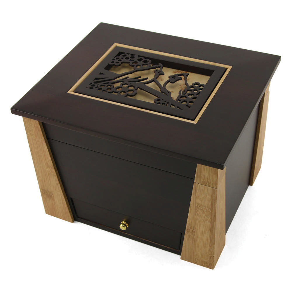 Craftsman Style Memory Chest with Cardinals