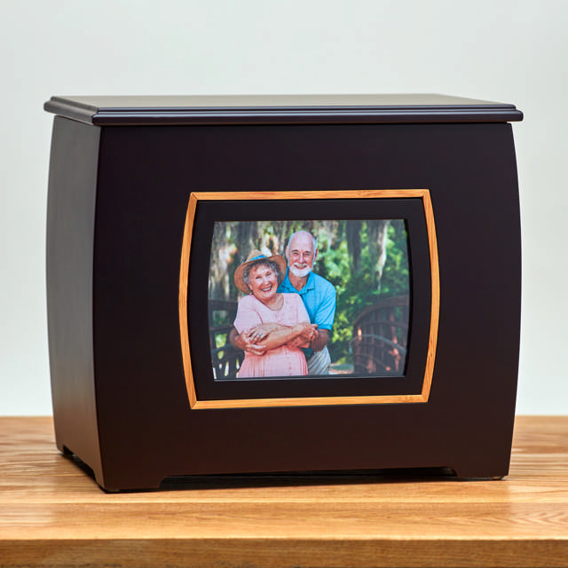 Modern Companion Urn with Photo Frame