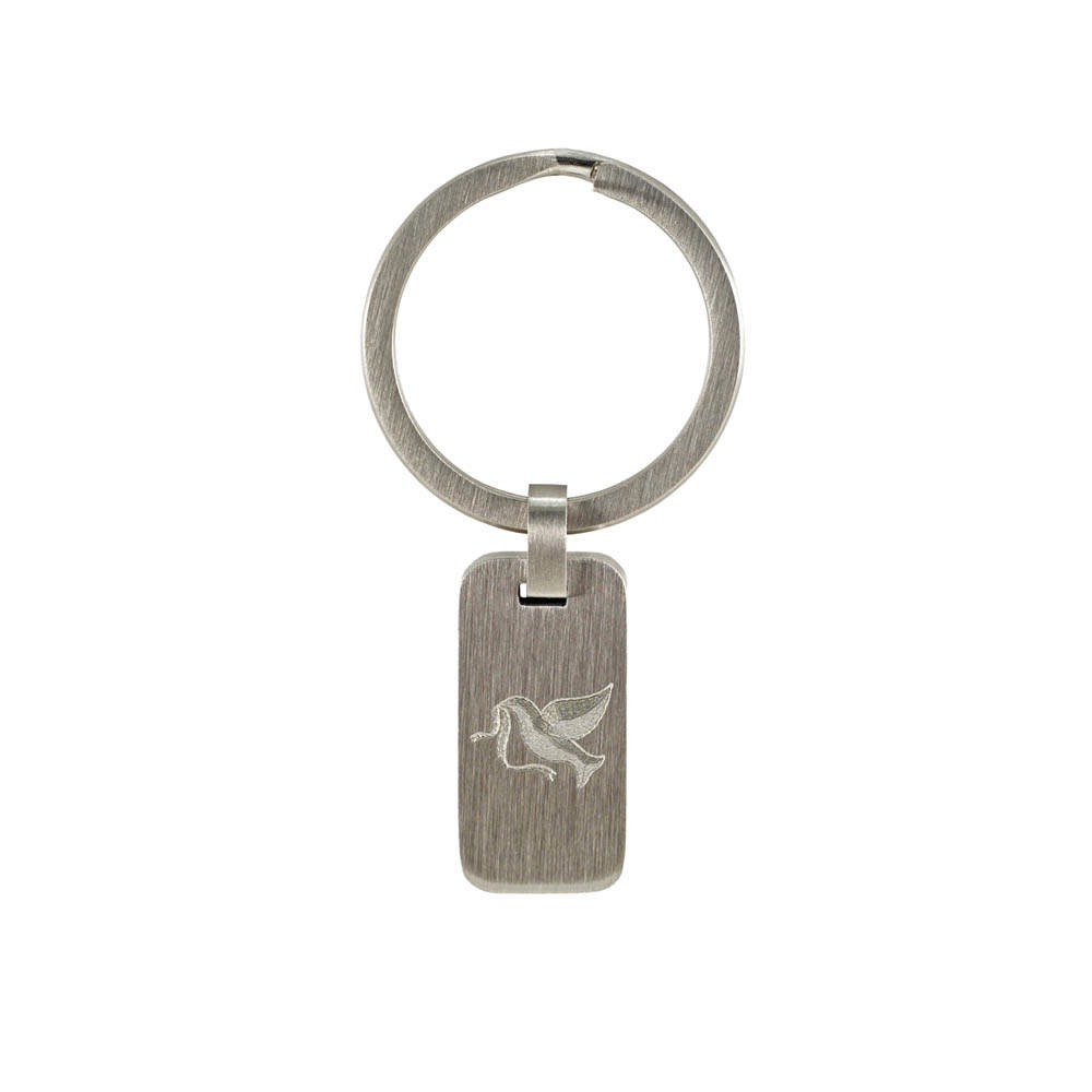 Pewter Key Chain Dove