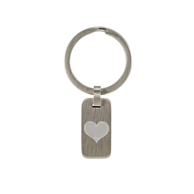 Pewter Key Chain Heart