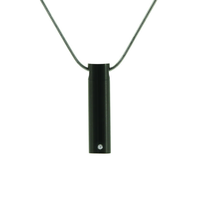 Onyx Cylinder w/cubic zirconia