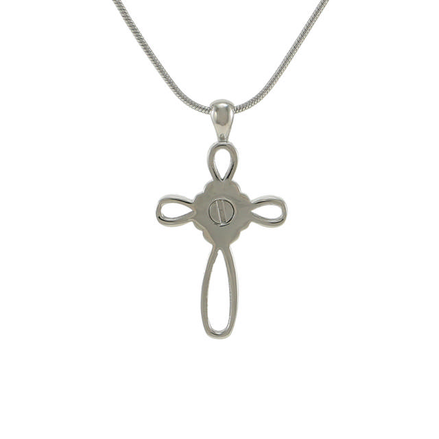 Pewter Pendant Infinity Cross