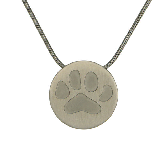 Pewter Round Large Paw