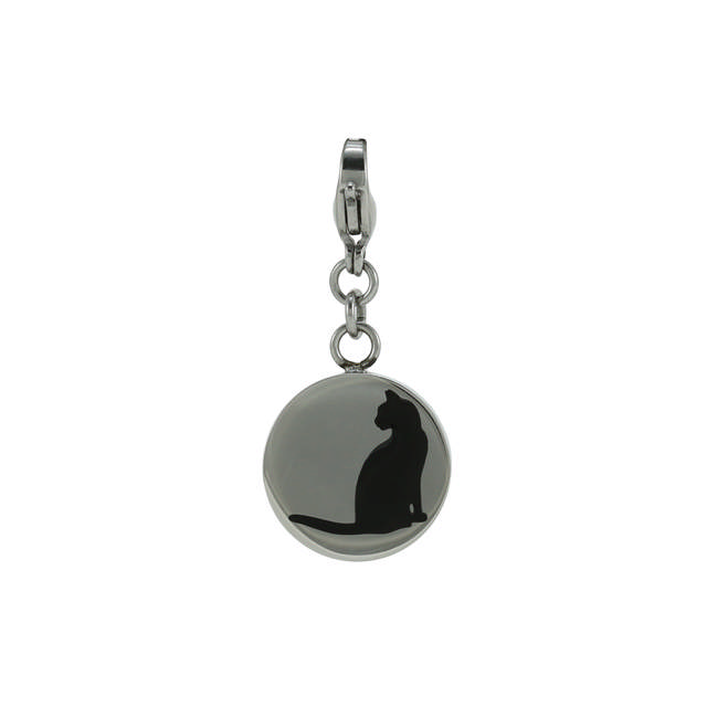Pewter/Onyx Pet Charm Cat