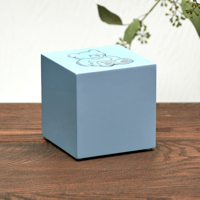 Teddy Bear Petite Urn, Blue