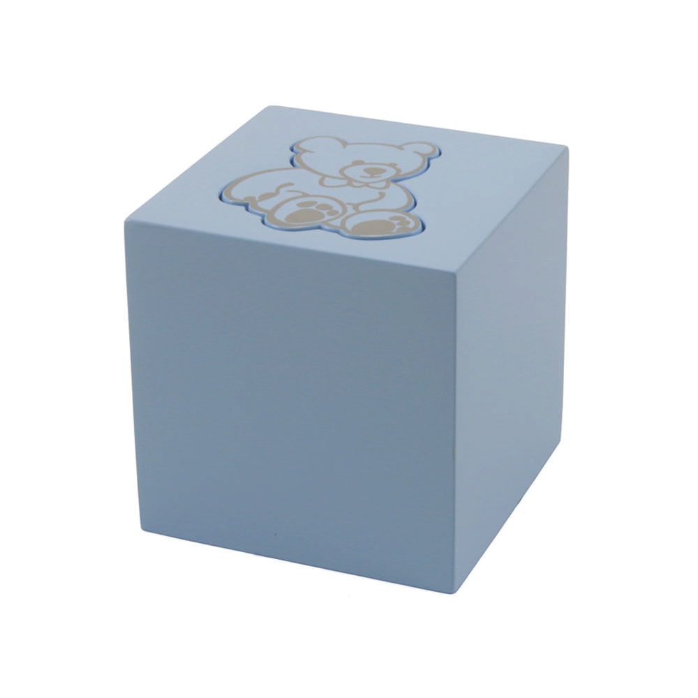 Teddy Bear Petite Urn, Blue