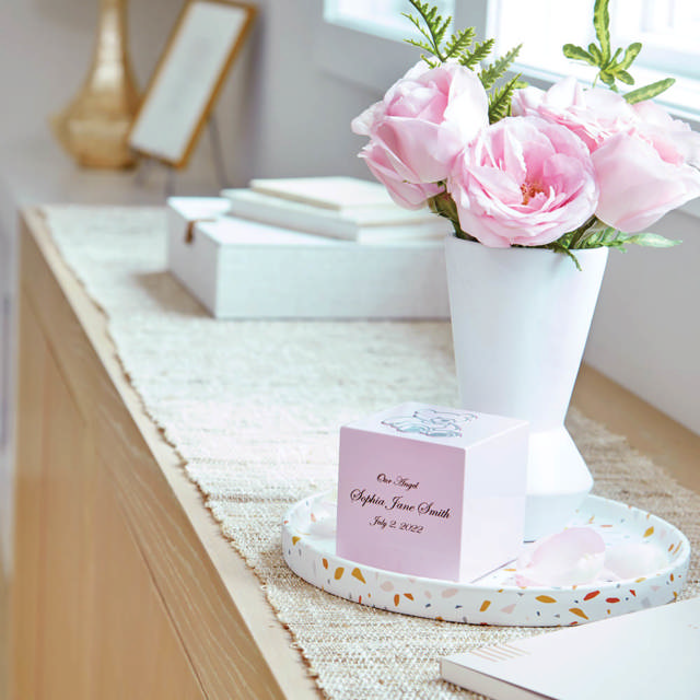 Teddy Bear Petite Urn, Pink